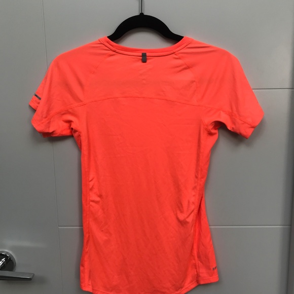 Nike Dri-Fit Bright Fluorescent Pink/Orange Tee - Picture 2 of 3